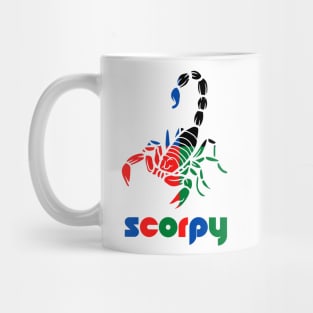 Scorpio - Scorpy full Colored Logo T-shirt for Birthday Gift Mug